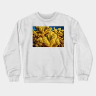 Jumping Cholla Cactus at Joshua Tree National Park Crewneck Sweatshirt